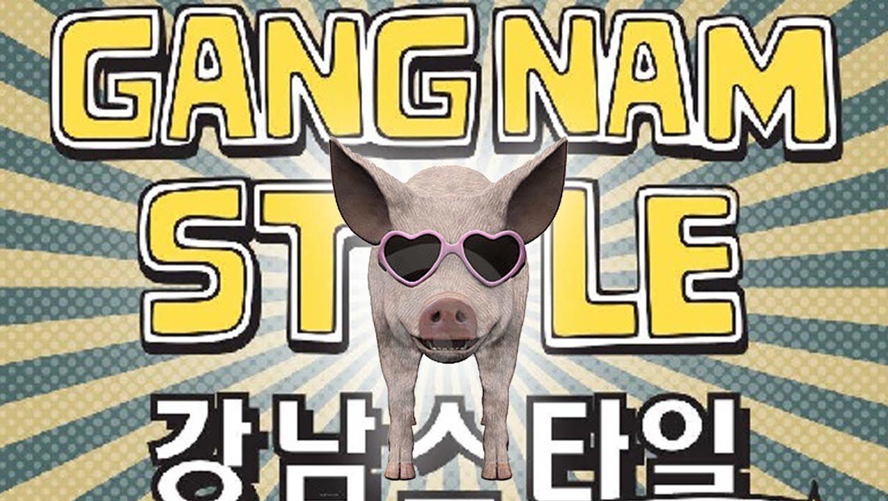 Animals under GANGNAM STYLE