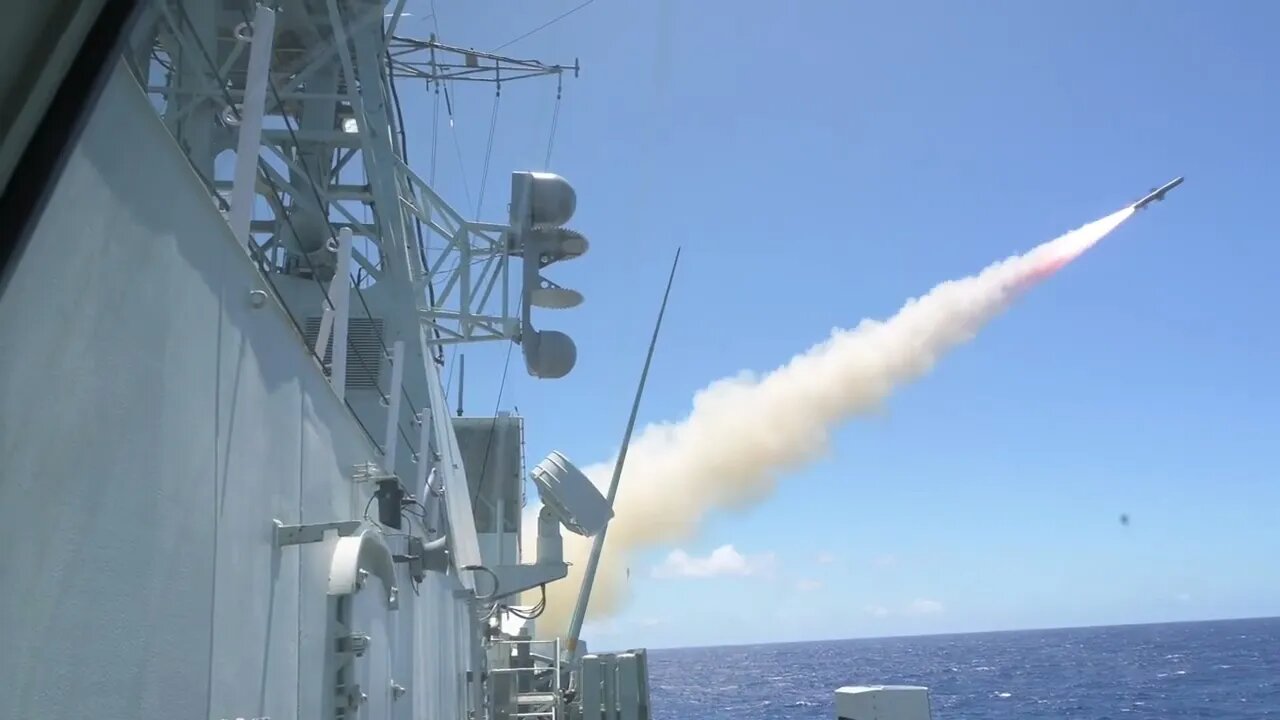 US allies fire missiles at decommissioned US warship in the Pacific