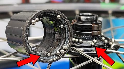 Noise from bicycle freewheel. How to repair bike freehub