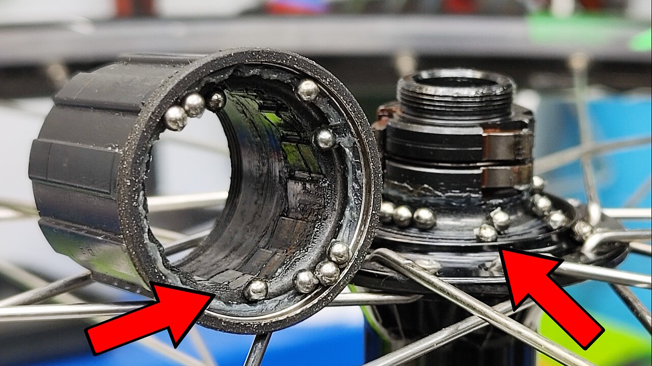 Noise from bicycle freewheel. How to repair bike freehub