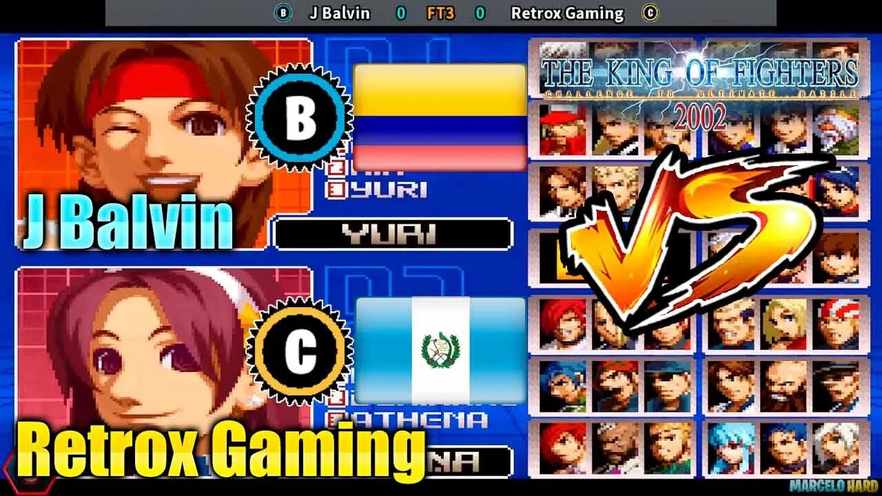 The King of Fighters 2002 (J Balvin Vs. Retrox Gaming) [Colombia Vs. Guatemala]