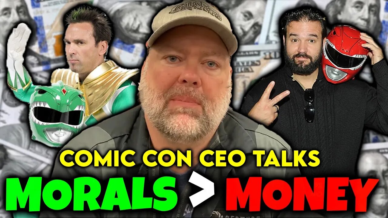 Comic Con CEO DESTROYS Jason David Frank Hater