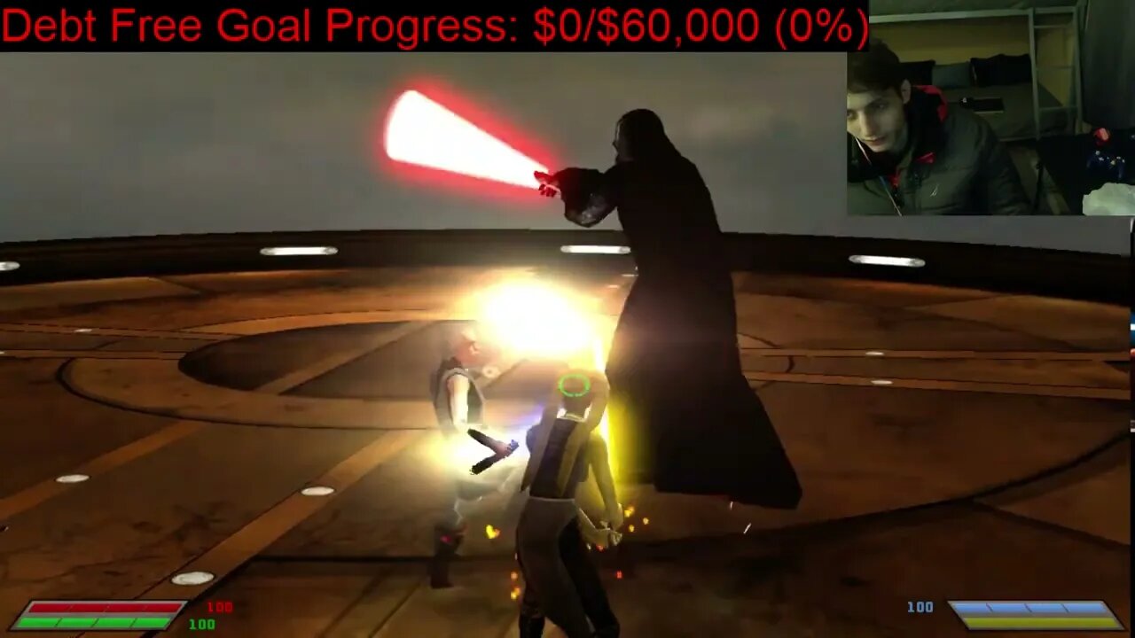 Darth Vader VS Rey Skywalker In A Battle With Live Commentary In Star Wars Jedi Knight Jedi Academy