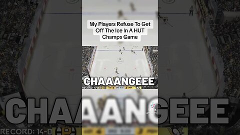 CHAAANGEEE 🤬 #nhl #nhl24 #hockey #shorts