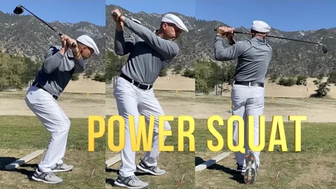 Power Squat Golf Swing for Maximum Distance