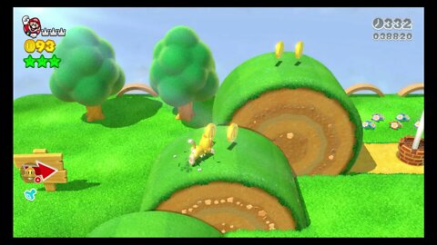 Super Mario 3D World + Bowser's Fury (Switch) 100% - 3D World World 2 (All Stars & Stamps)