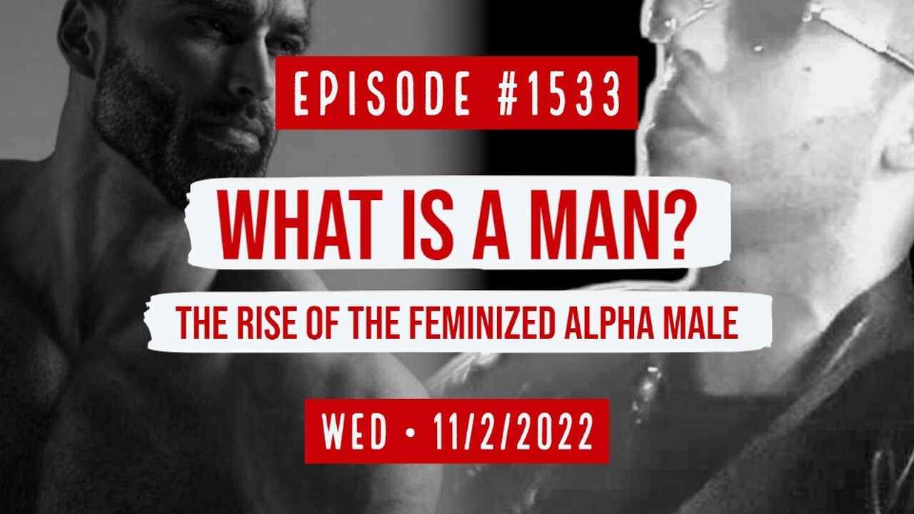 #1533 What Is A Man? The Rise Of The Feminized Alpha Male