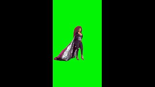 Tyra Banks Walking | Green Screen