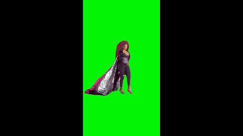 Tyra Banks Walking | Green Screen