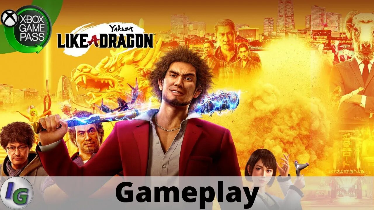 Yakuza: Like a Dragon Gameplay on Xbox Gamepass