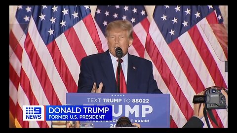 Trump officially launches his third bid for Presidency | 9 News Australia