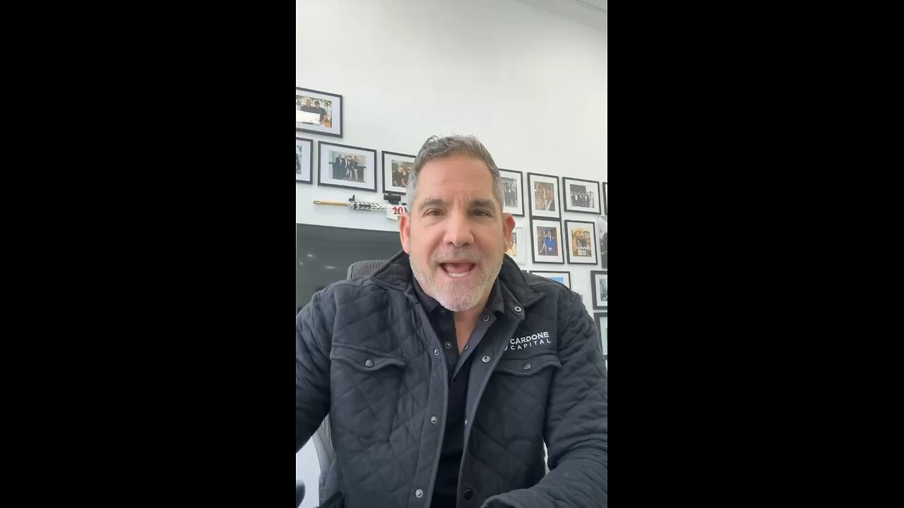 Grant Cardone endorses Jon Arguello!