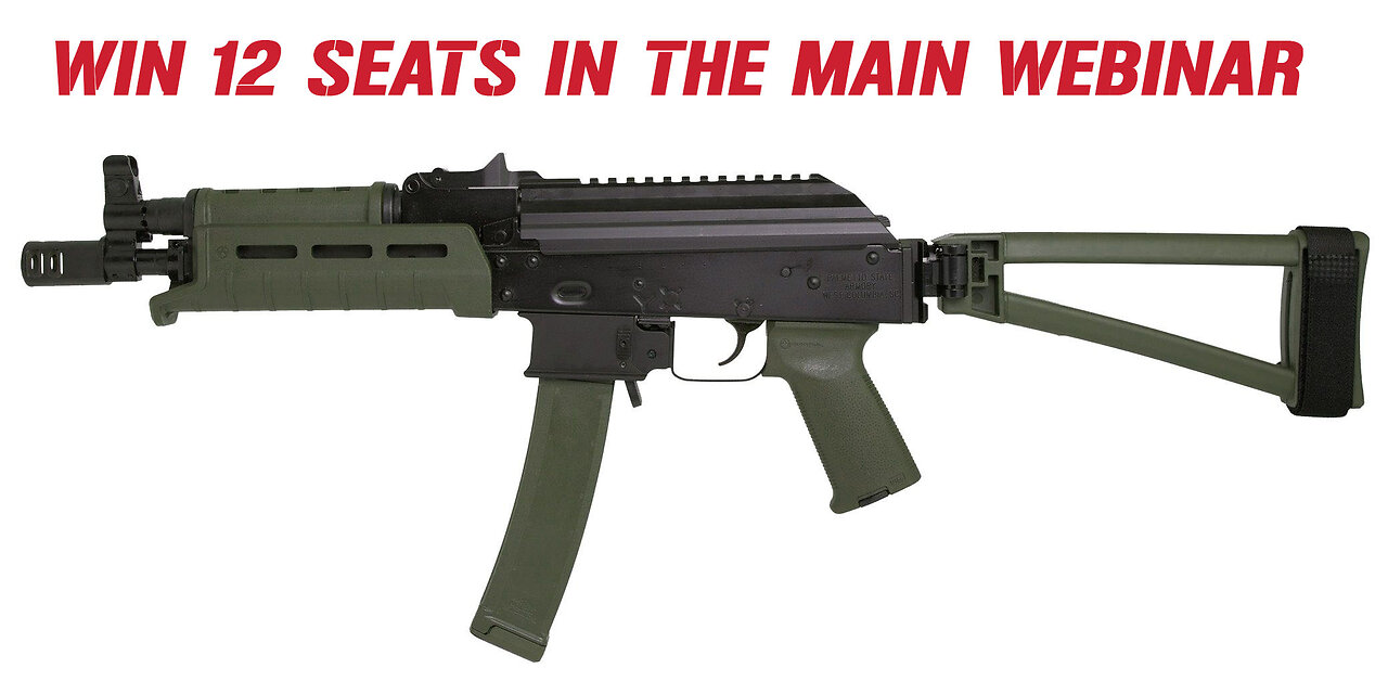 PSA AK-V 9MM MINI #1 FOR 12 SEATS IN THE MAIN WEBINAR