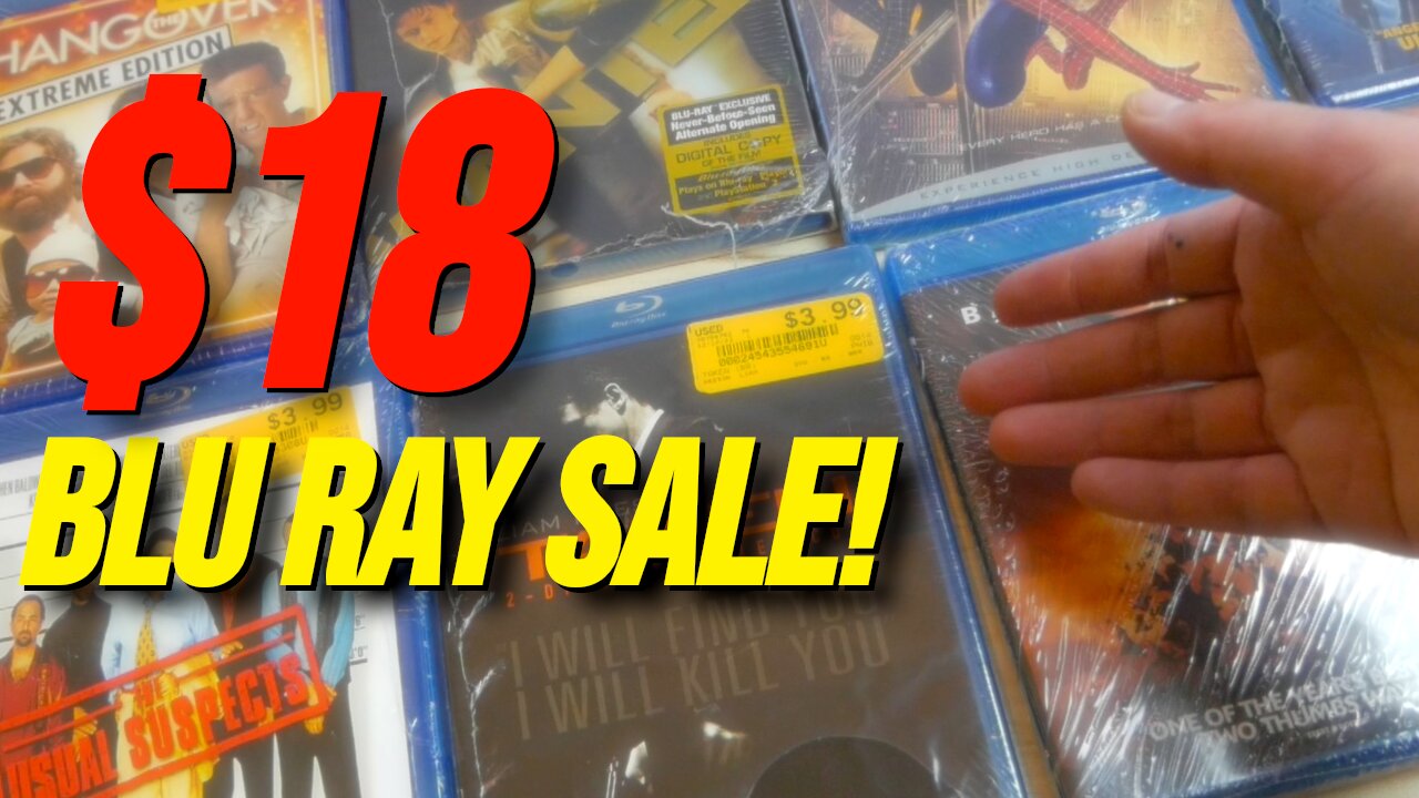 $18 CHEAP Blu Ray Haul Sale!🤯