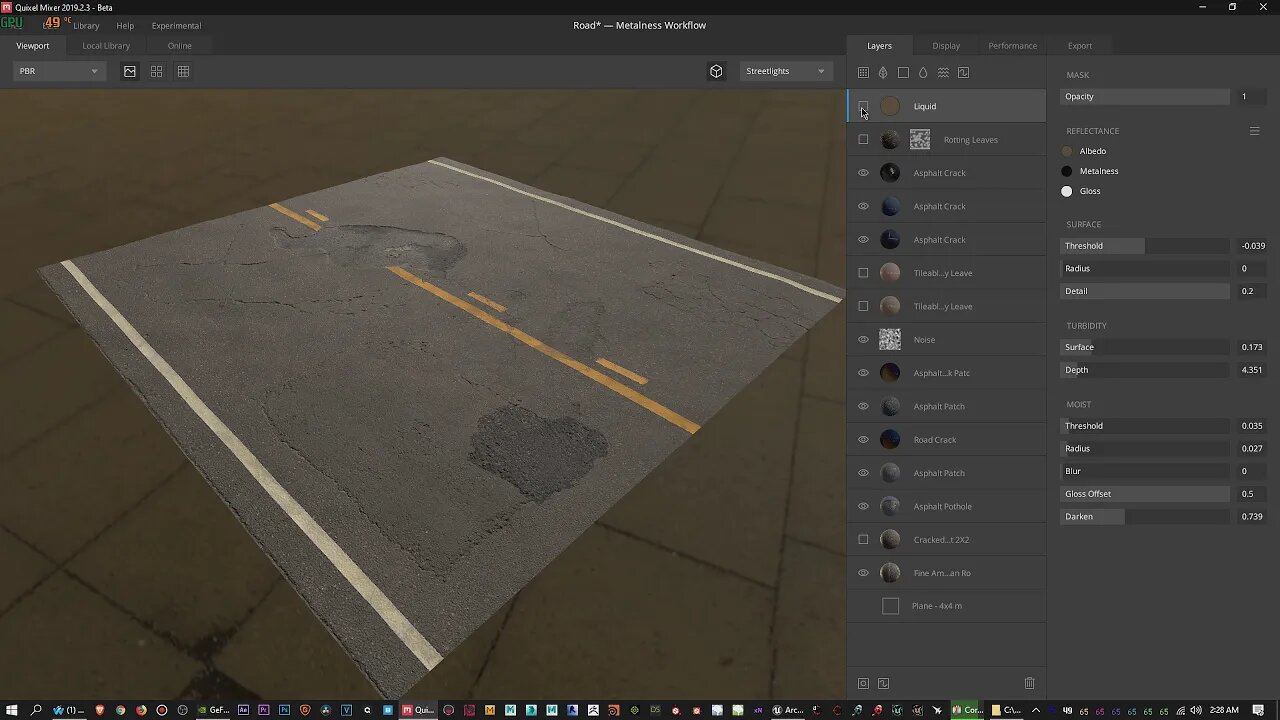 Quixel Mixer to Unreal Engine 4 - Vertex Painting with Megascans