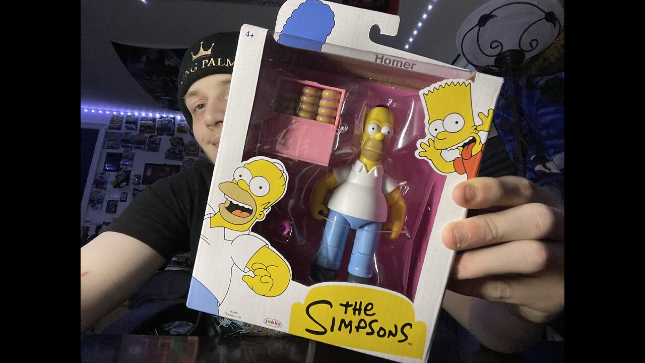 Unboxing/Reviewing The Simpsons Homer Simpson action figure from JAKKS pacific!!