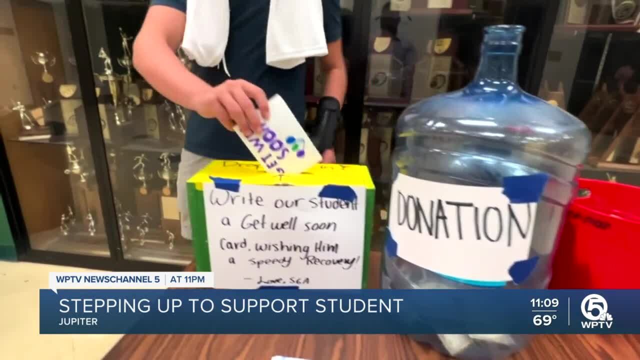 Fundraiser for Jupiter High student who had medical episode at school