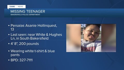 MISSING: Persaias Asanie Hollinquest, 13