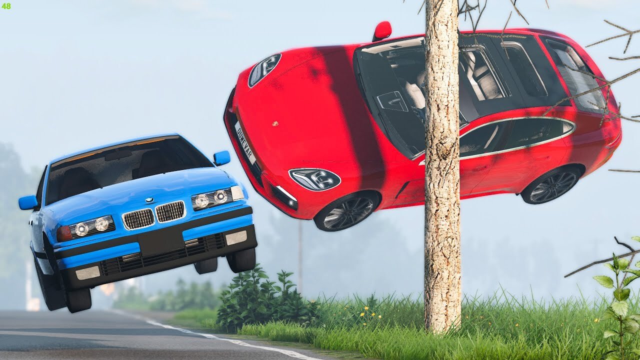 Extreme Car Crashes Compilation #220 - BeamNG Drive Crashes