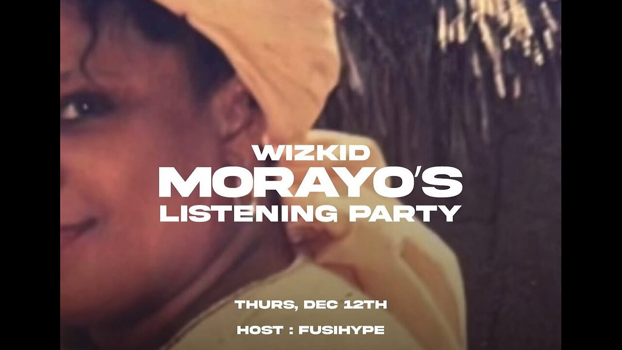 WIZKID ALBUM LISTENING PARTY #london #nigeria #Canada #SA #GAMING #WIAZKID #UK #SA #EUROPE #MORAYO