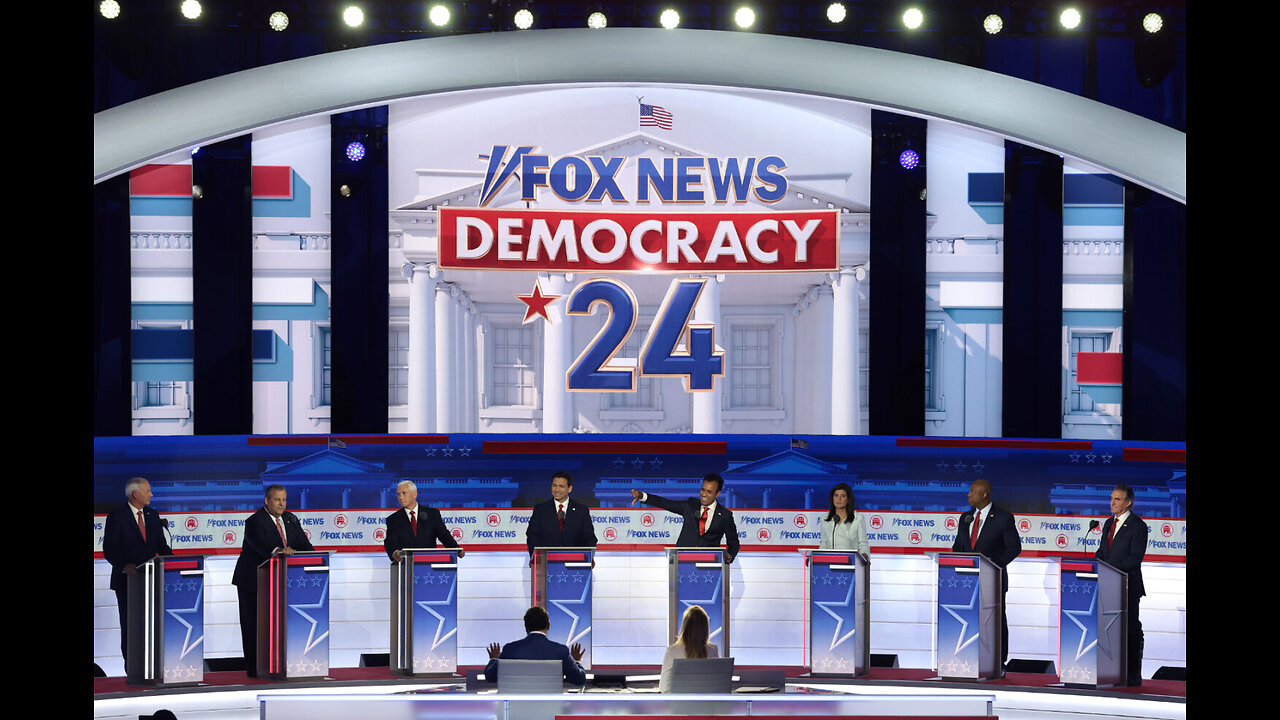 First 2024 Presidential GOP Debate stage set