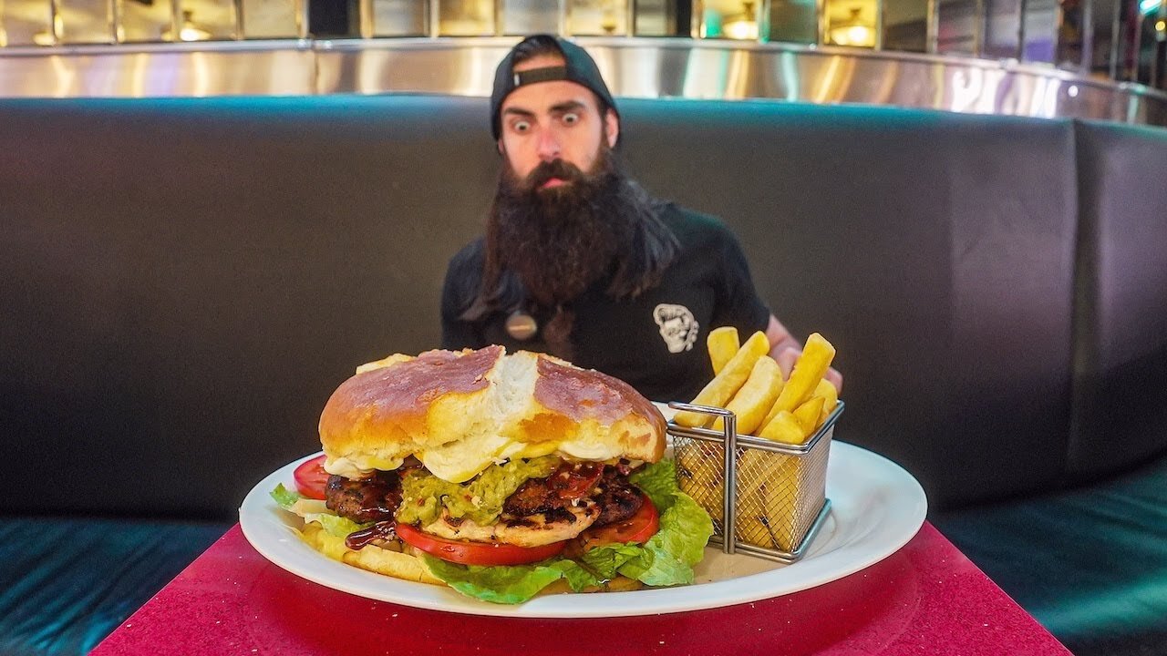 FINALLY ATTEMPTING SCOTLAND'S BIGGEST BURGER CHALLENGE! | BeardMeatsFood