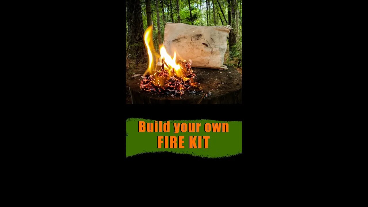 Home-made Fire Kit for survival | Bushcraft | Camping