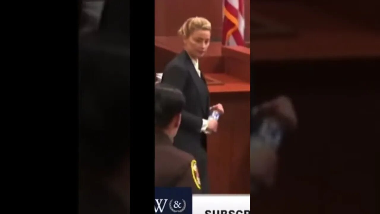 Amber Heard Walks Out After Testifying