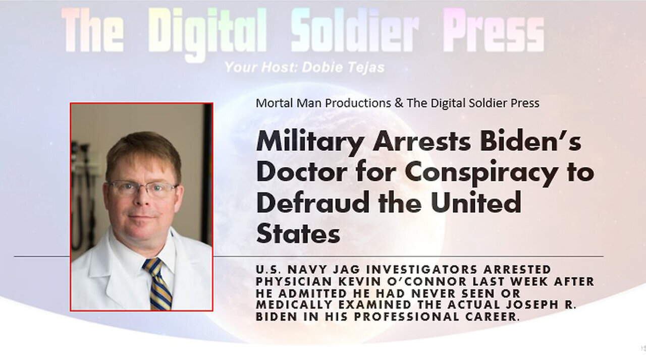 Military Arrest Biden's Doctor for Conspiracy to Defraud the U.S. Govt