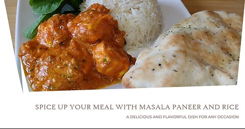 Masala Paneer | Paneer Curry | and Perfect (every time) Rice