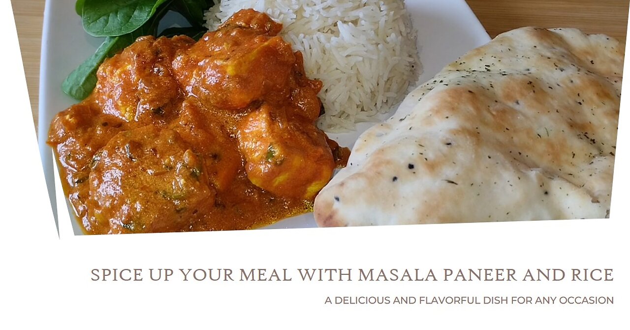 Masala Paneer | Paneer Curry | and Perfect (every time) Rice