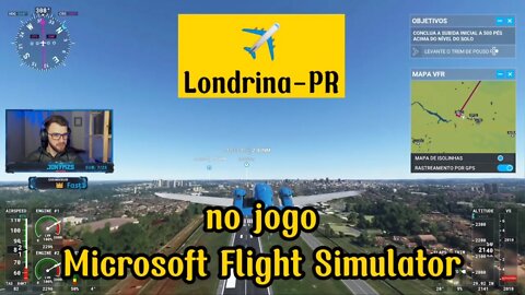 Voando por Londrina PR | Gameplay Microsoft Flight Simulator no XBOX SERIES X