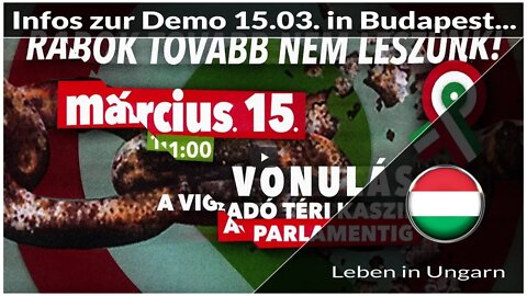 Demo am Montag 15. März in Budapest - Leben in Ungarn