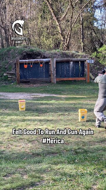 Felt Good To Run And Gun Again. #GrassrootsArmy #Pro2 #Merica