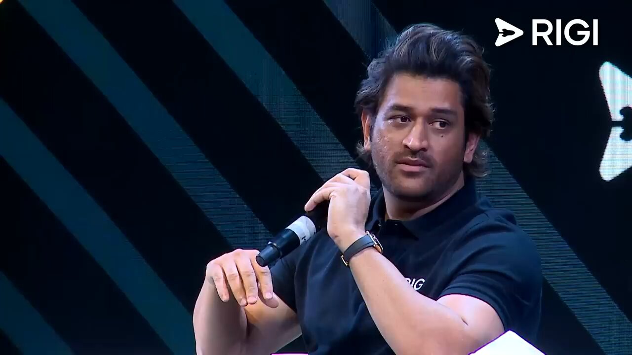 Panel discussion with Dhoni and tanmay bhutt