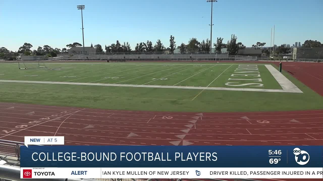 Lincoln High School football athletes college-bound