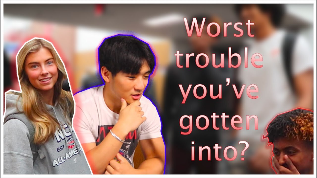 Asking students: Whats the worst thing you got caught doing?