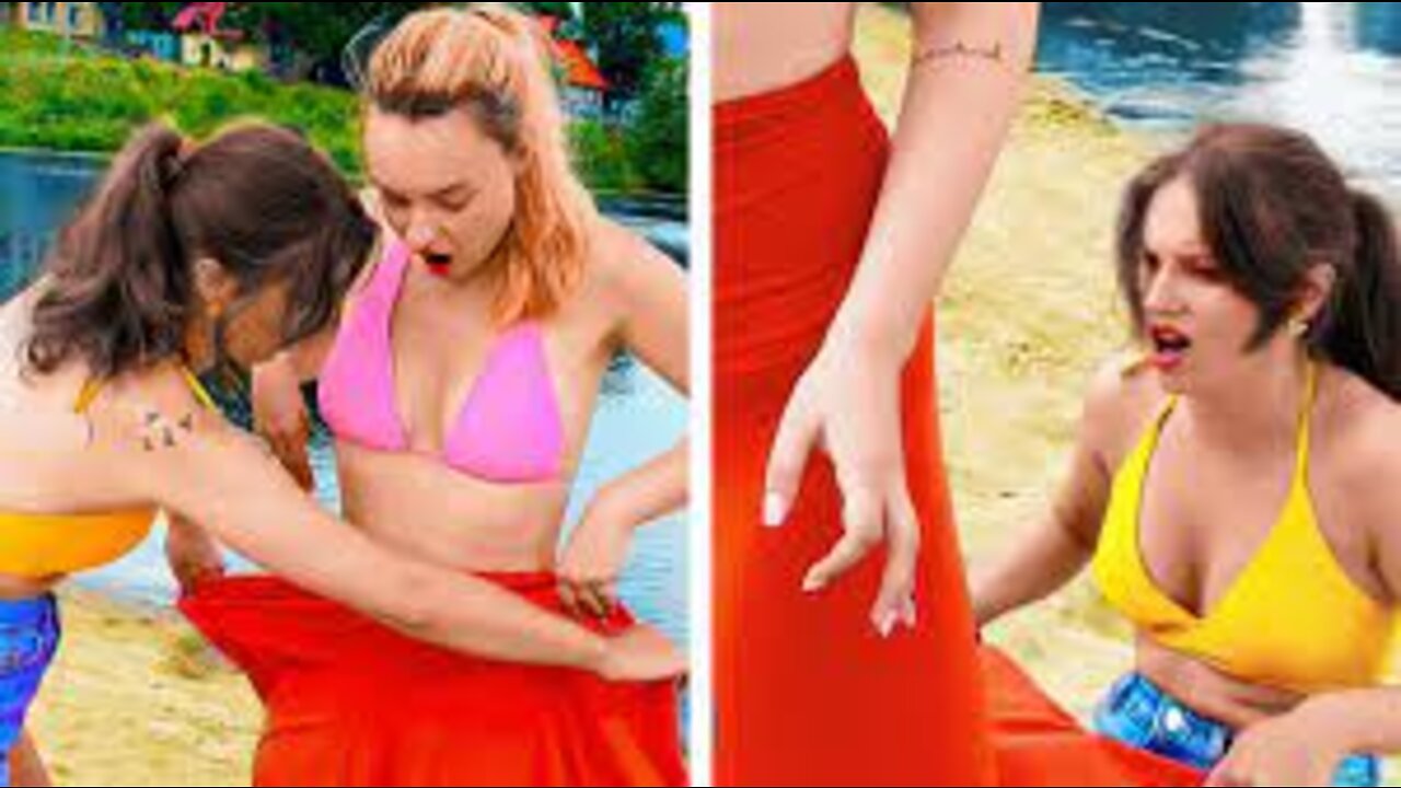 ULTIMATE CLOTHES TRANSFORMATION -- They cut clothes in public!