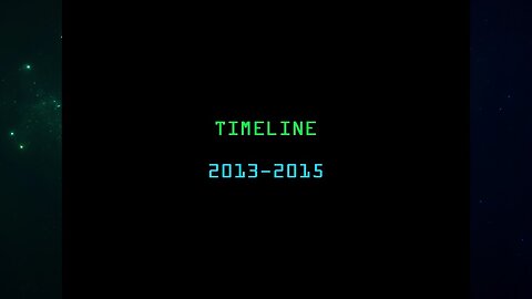 Timeline - 2013-2015 (Andrew Burlington's The "Alien Interview" Video Analysis)