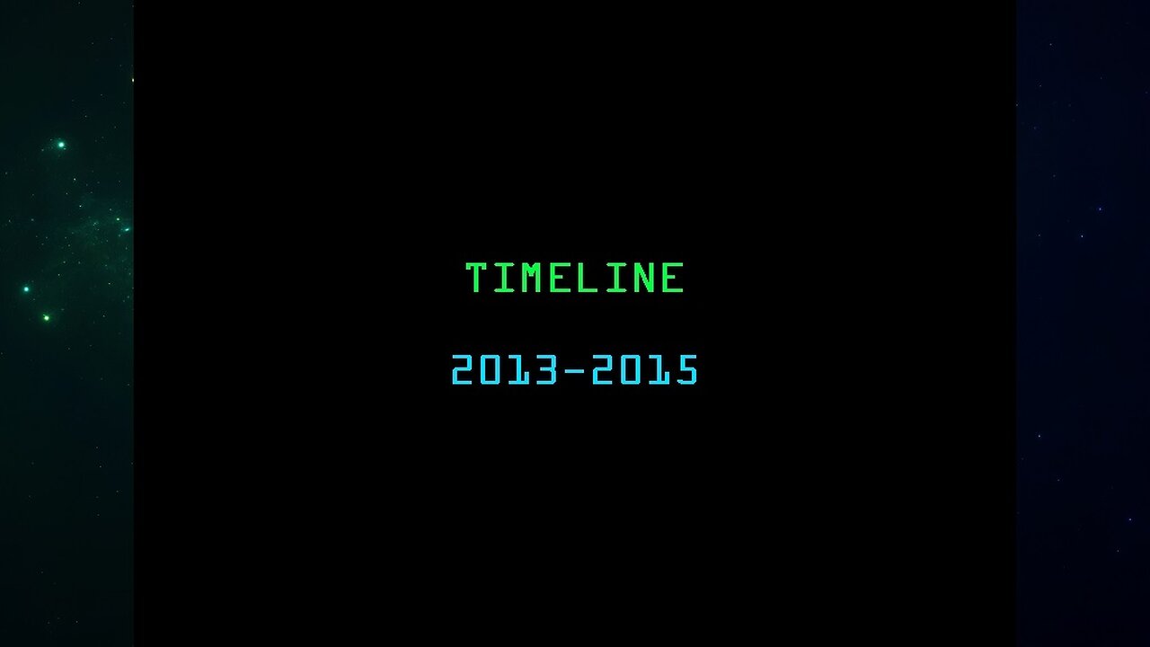 Timeline - 2013-2015 (The "Alien Interview" Video Analysis 2013/2014/2015)