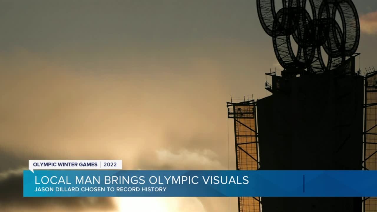 Local man brings Olympic visuals