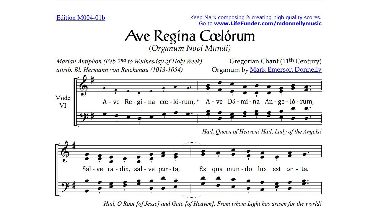 ChantHacks with Mark Emerson Donnelly: Ave Regina Coelorum - Organum Novi Mundi (Episode 2)