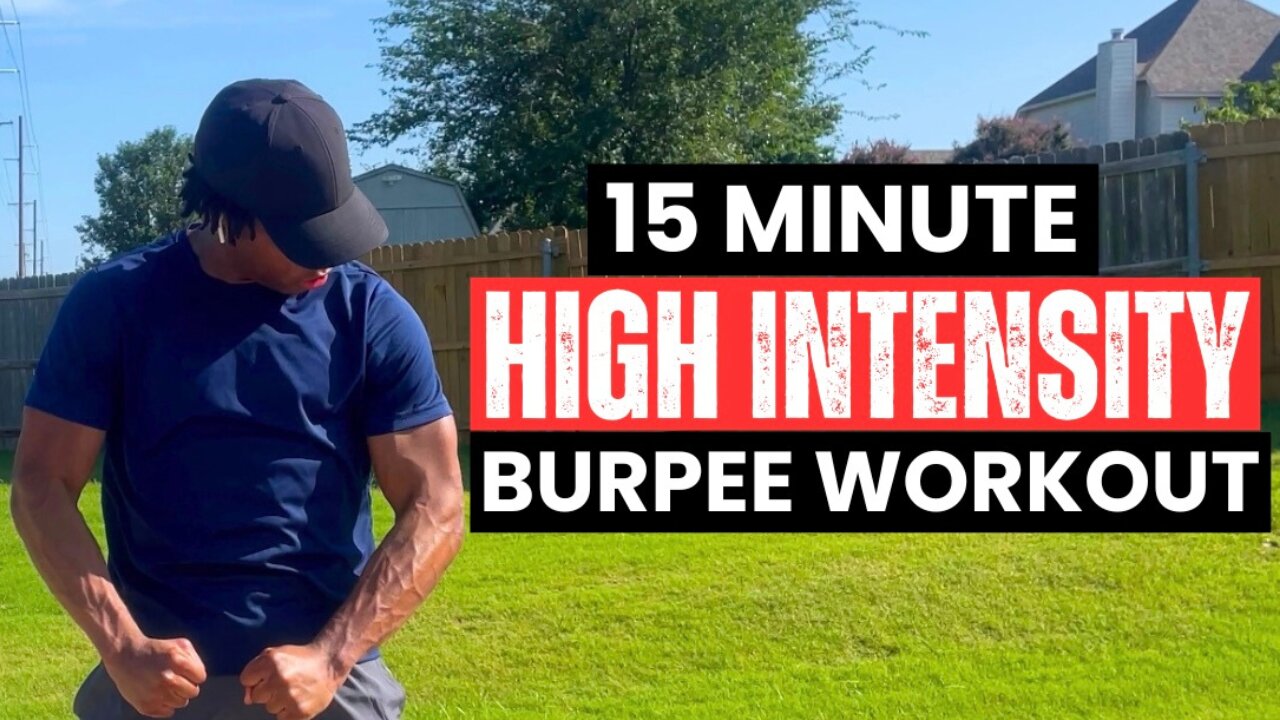 15 MIN KILLER FULL BODY BURPEE HIIT WORKOUT