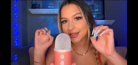 ASMR for adhd changing triggers every 30'sec fast paced, tapping, scratching, person whispering