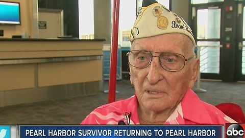 Pearl Harbor survivor and last man alive from the 25th Infantry is returning for the 75th Remembrance