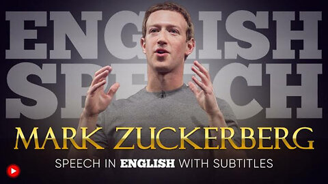 ENGLISH SPEECH | MARK ZUCKERBERG: Free Speech