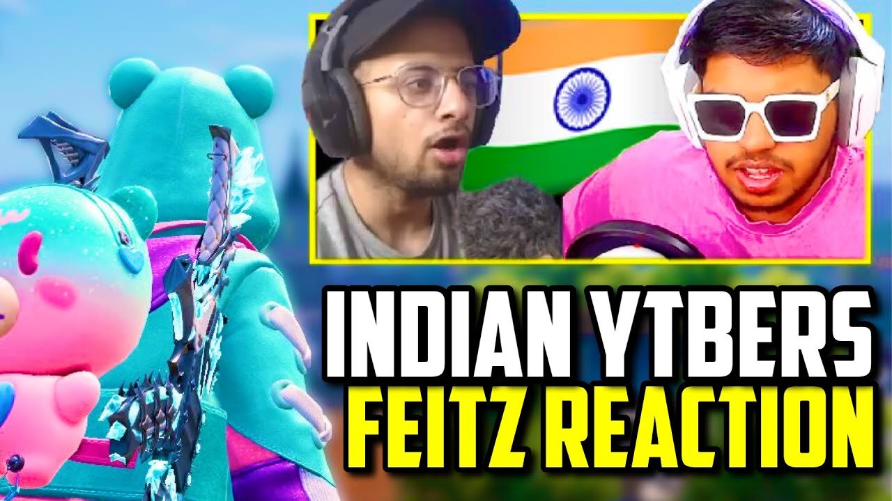 Famous indian YouTubers react to feitz pistol knock | PUBG mobile