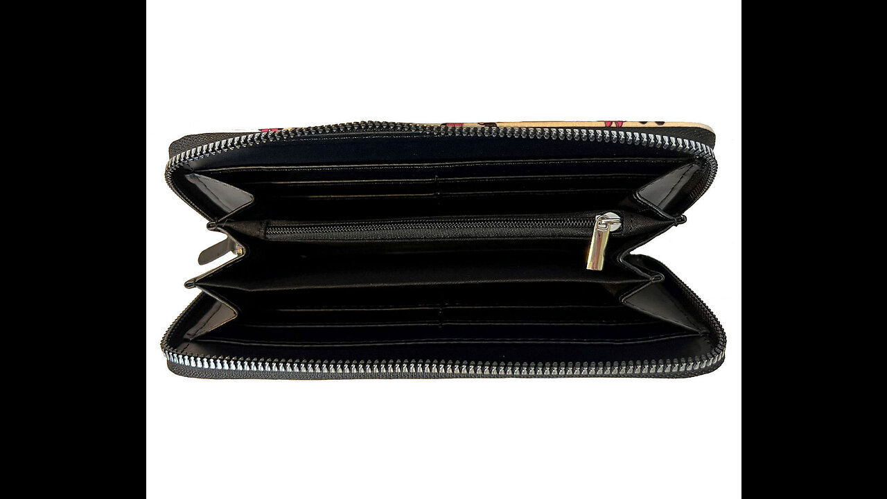 Disney's Mickey and Minnie Mouse Zip Around Wallet