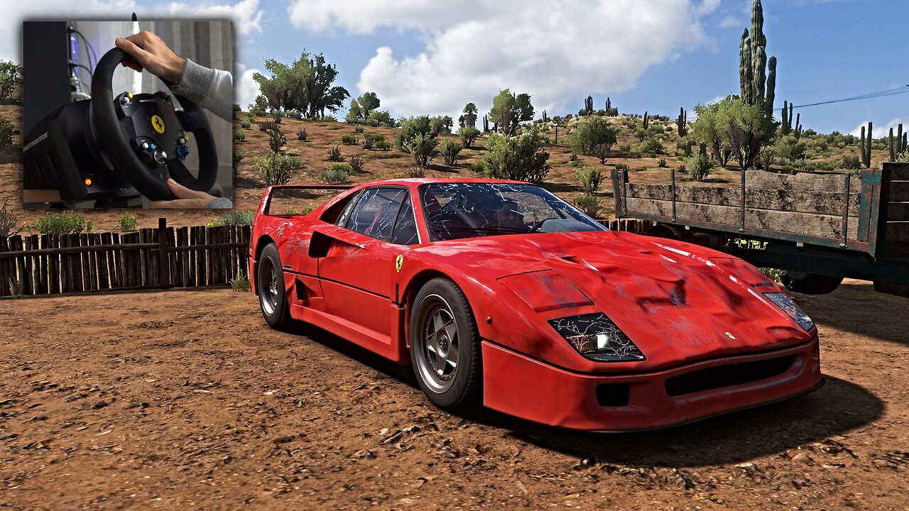 Rebuilding A Ferrari F40 - Forza Horizon 5 | Thrustmaster TS-PC Racer Gameplay