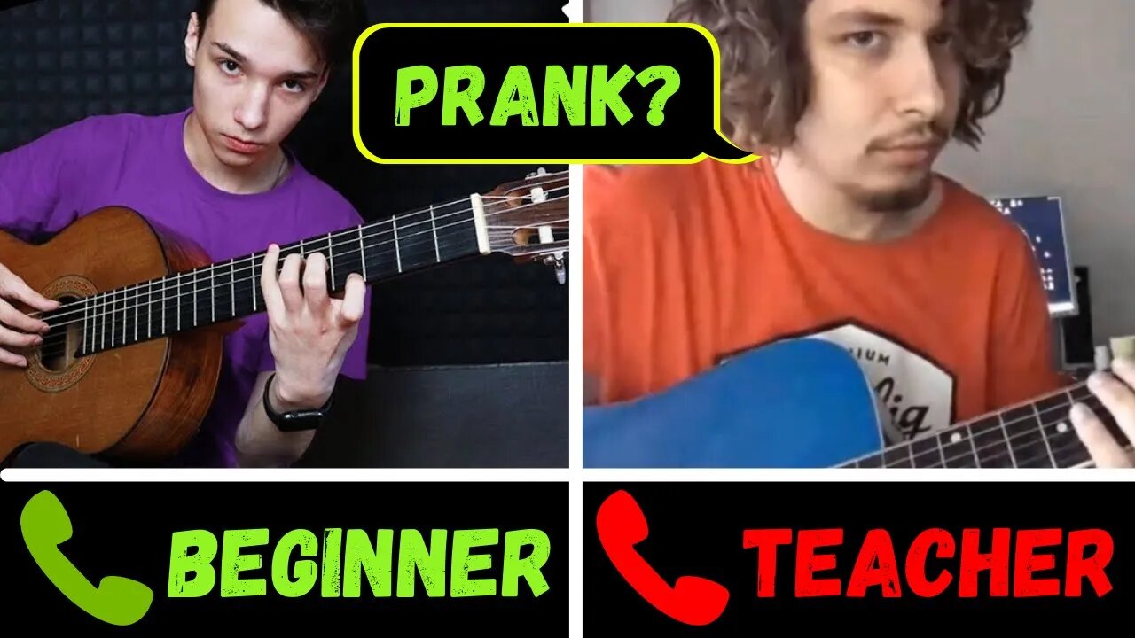 A GUITARIST pretends to be a BEGINNER WITH FOREIGN GUITAR TEACHERS #18